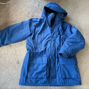 Lands’ End Parka with Detatchable Hood, Windcheck, Thermacheck, and Thermolite